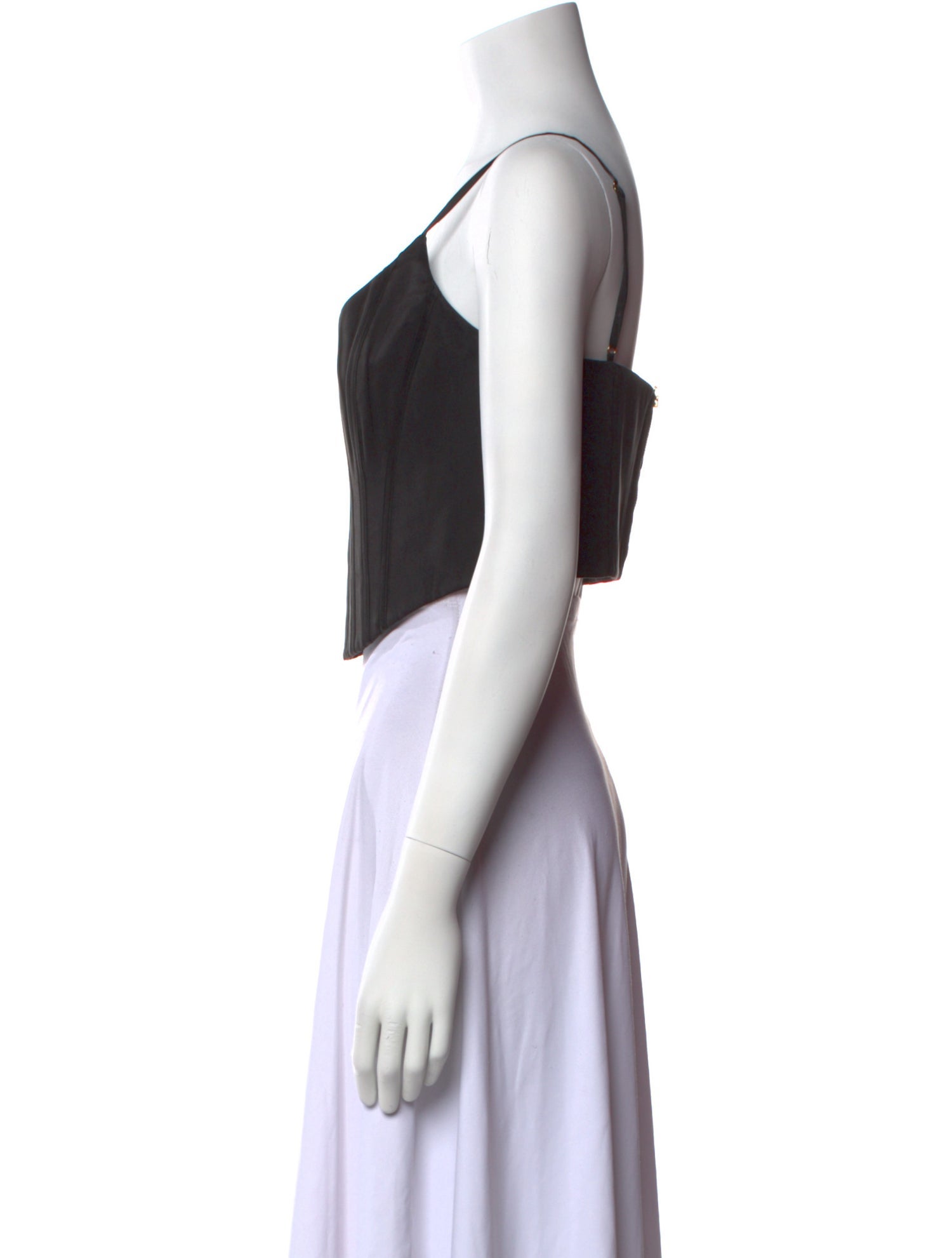 Zimmermann Silk Square Neckline Crop Top