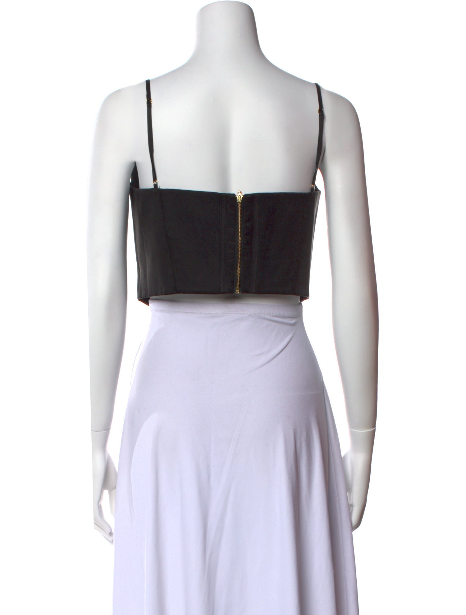 Zimmermann Silk Square Neckline Crop Top