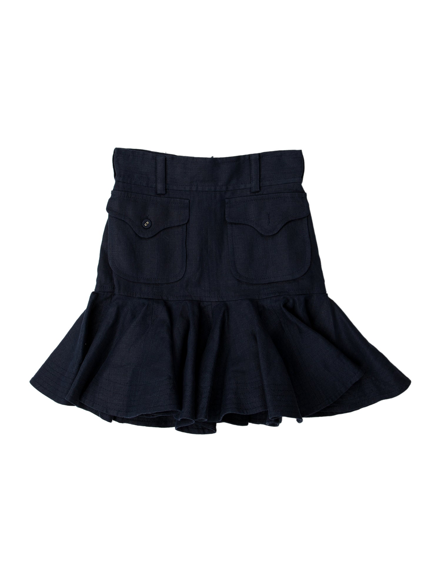 Zimmermann Linen Mini Skirt