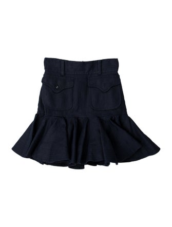 Zimmermann Linen Mini Skirt