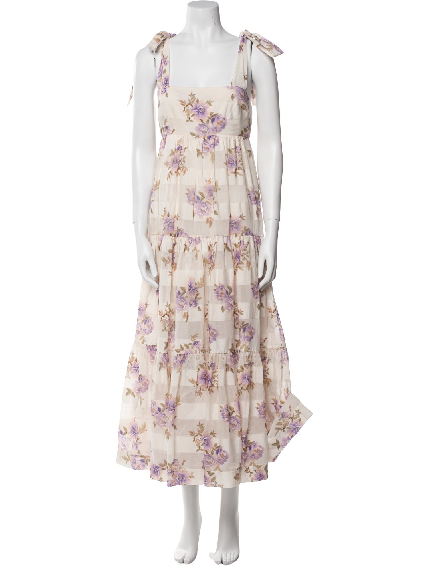 Zimmermann Floral Print Long Dress
