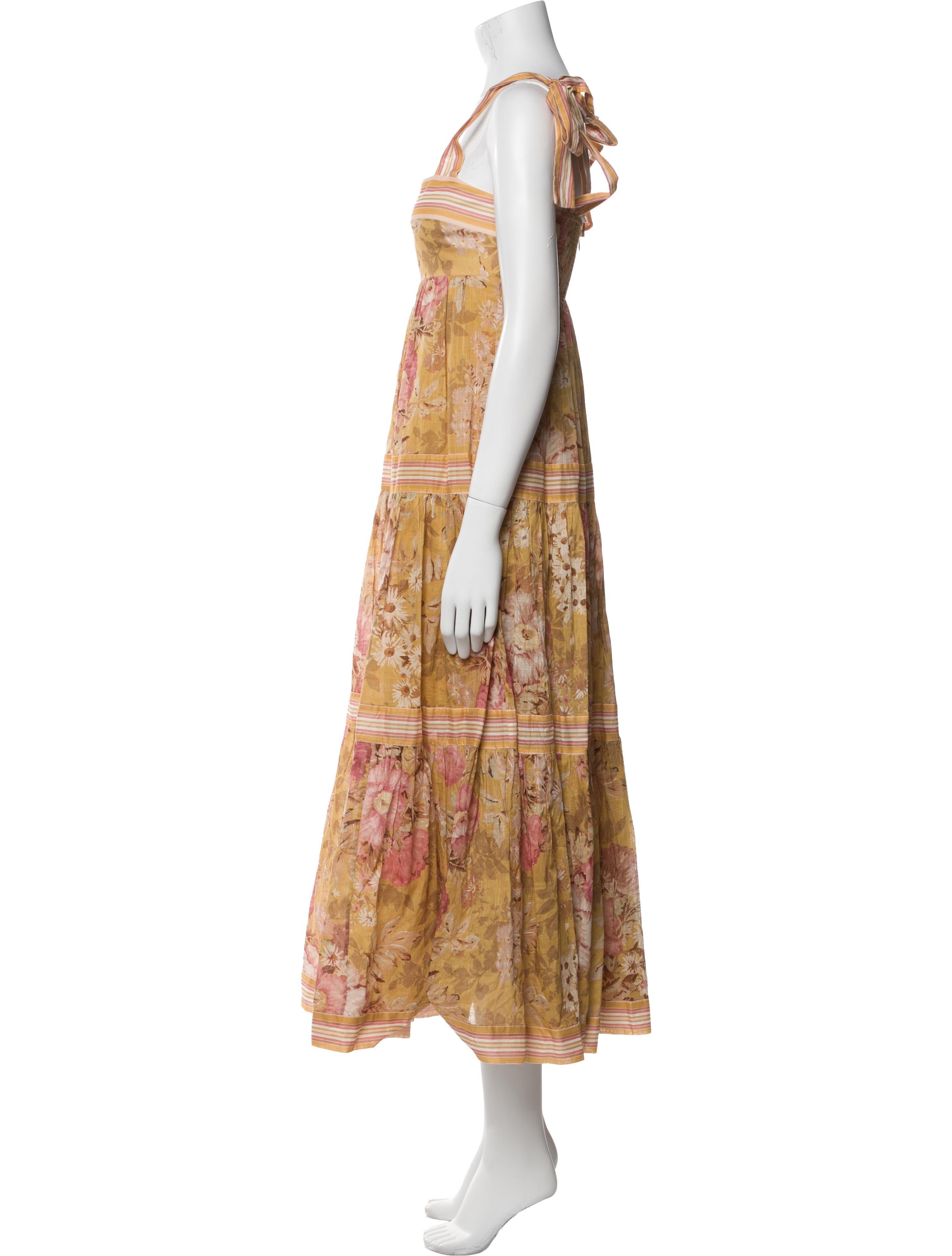 Zimmermann Floral Print Long Dress