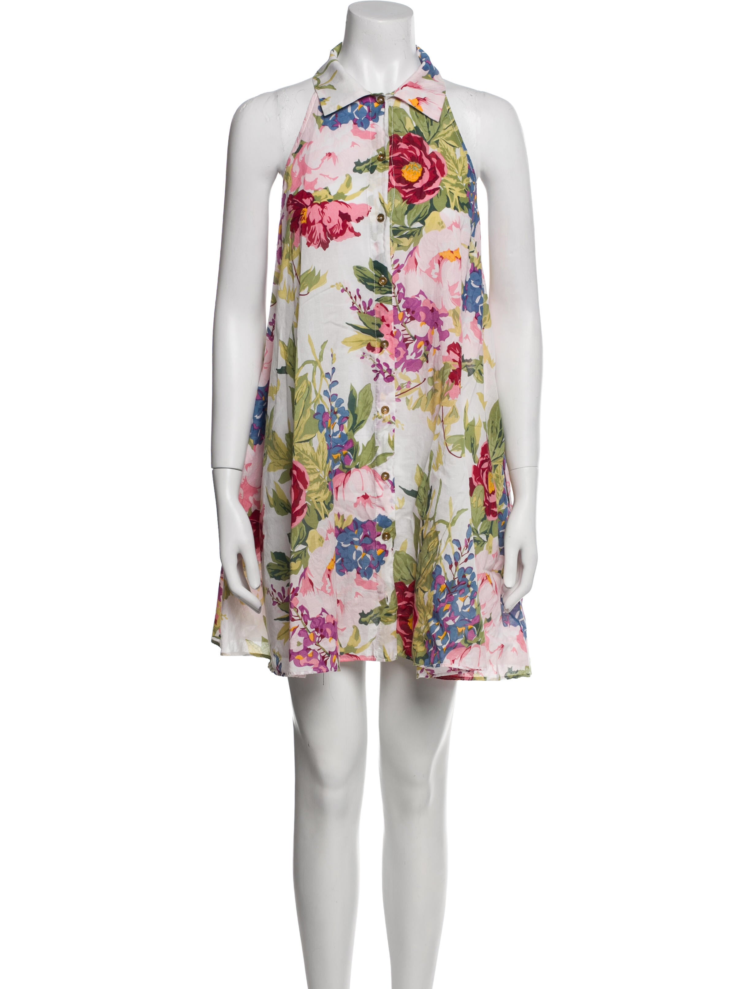 Zimmermann Floral Print Mini Dress