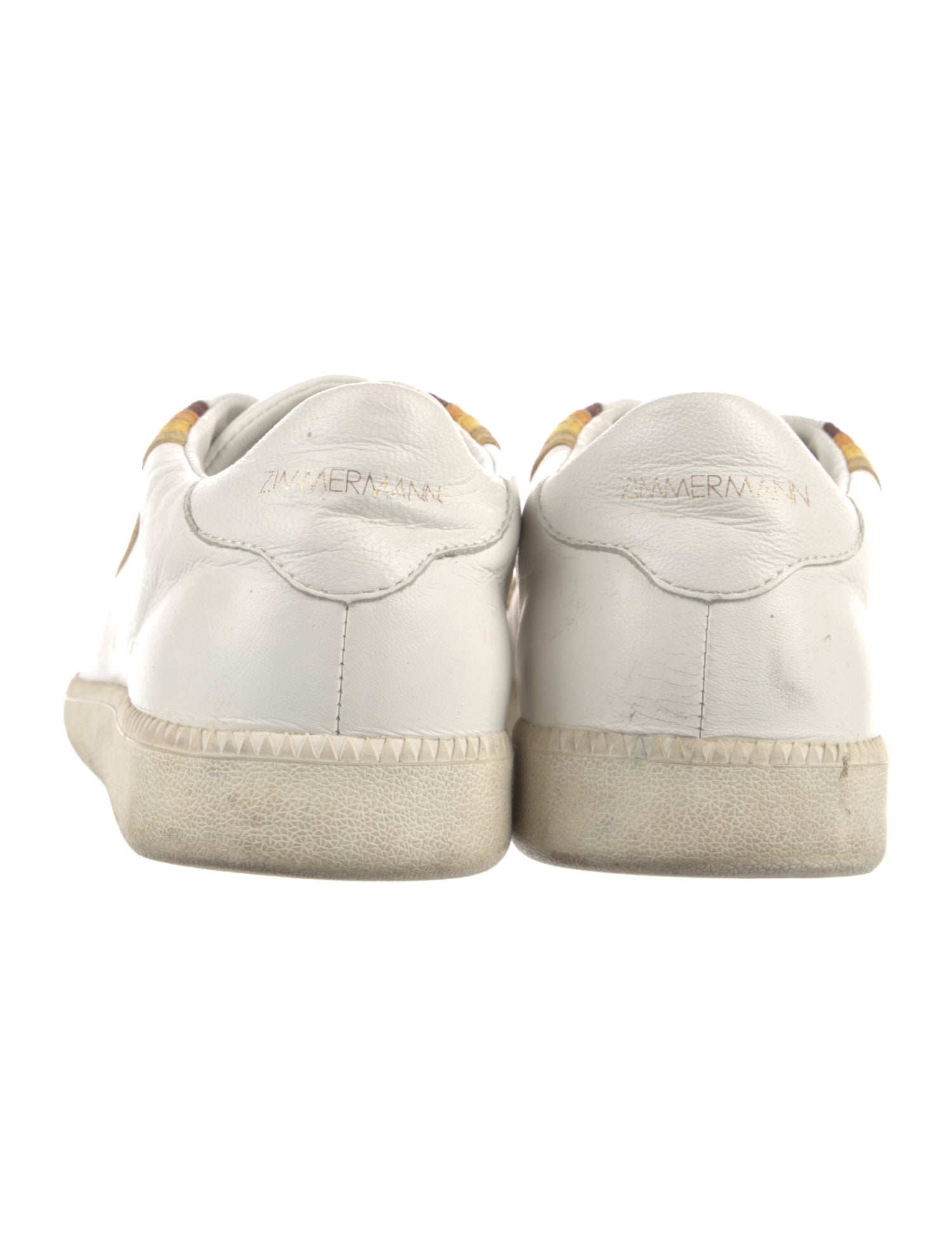 Zimmermann Leather Printed Sneakers