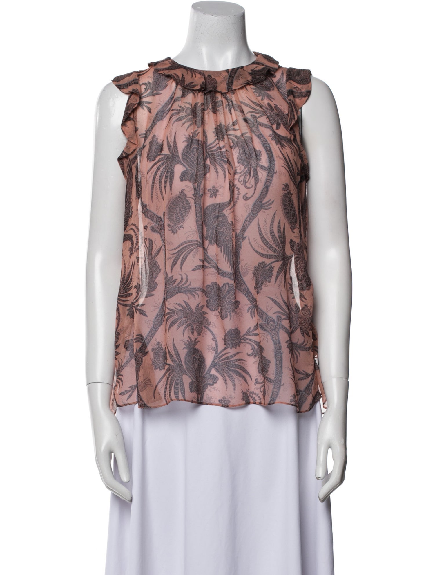 Zimmermann Silk Printed Blouse
