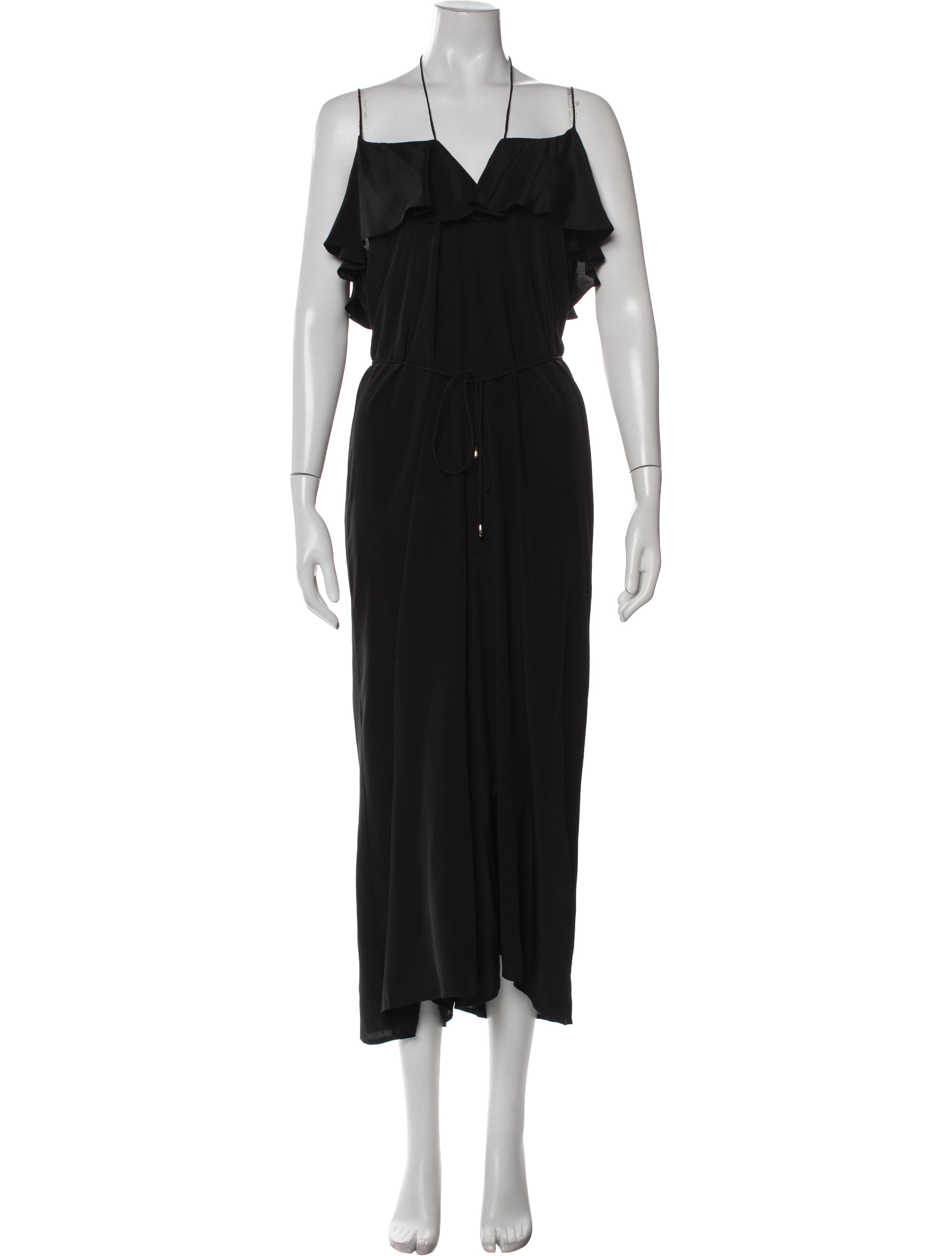 Zimmermann Silk V-Neck Jumpsuit