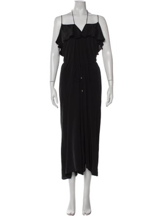 Zimmermann Silk V-Neck Jumpsuit