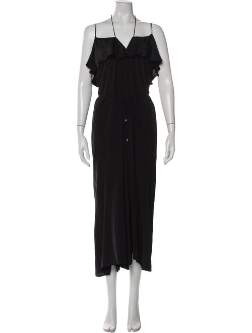 Zimmermann Silk V-Neck Jumpsuit