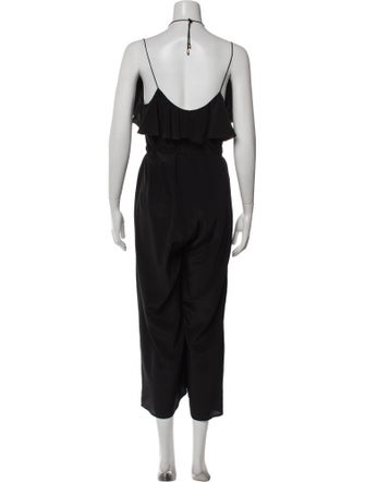 Zimmermann Silk V-Neck Jumpsuit