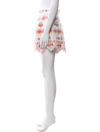 Zimmermann Printed Mini Shorts