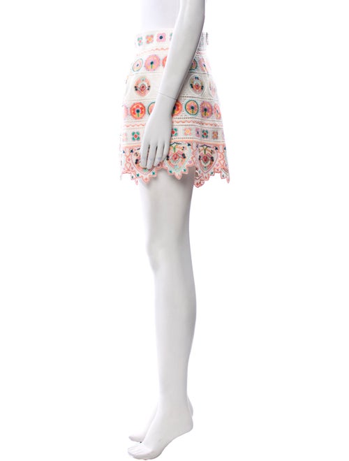 Zimmermann Printed Mini Shorts