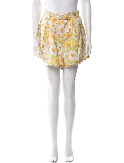 Zimmermann Linen Mini Shorts