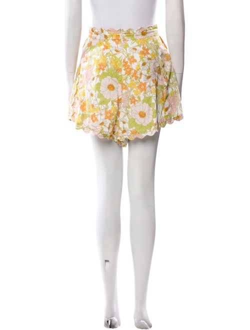 Zimmermann Linen Mini Shorts