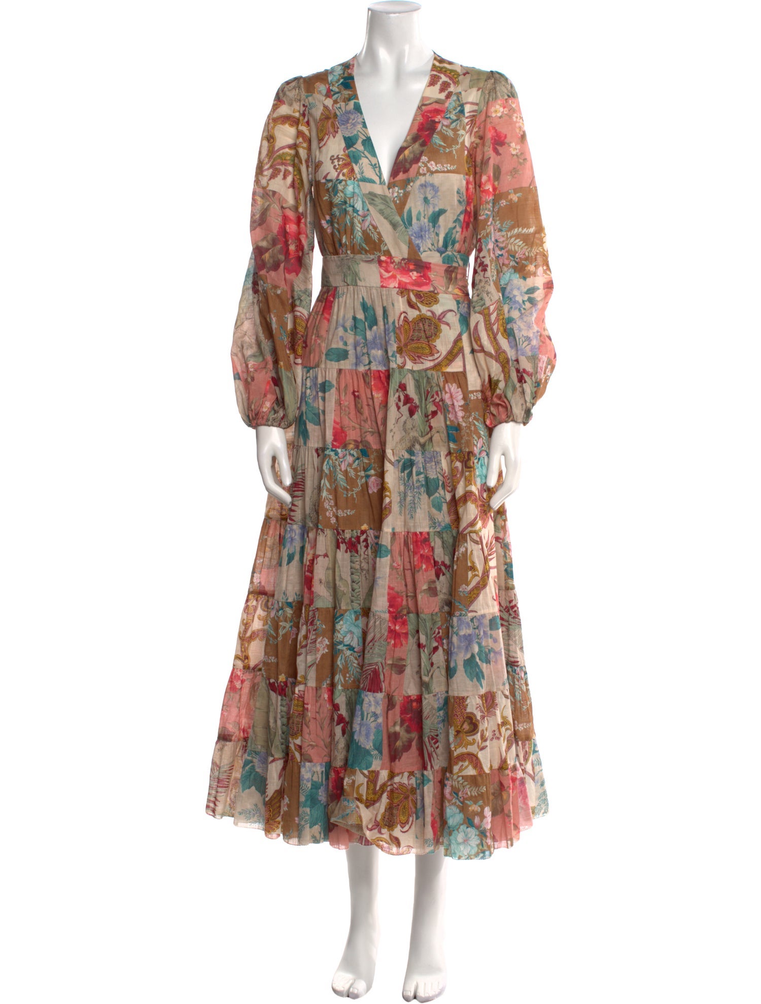 Zimmermann Floral Print Long Dress