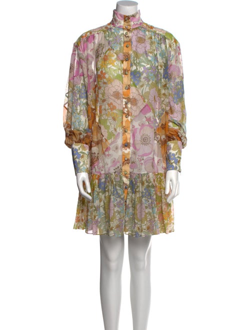Zimmermann Floral Print Mini Dress