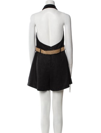 Zimmermann Linen Crew Neck Romper