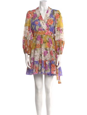 Zimmermann Floral Print Mini Dress