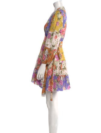 Zimmermann Floral Print Mini Dress