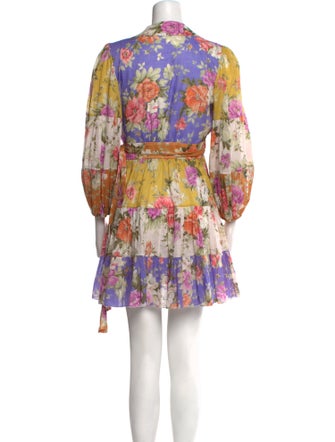Zimmermann Floral Print Mini Dress