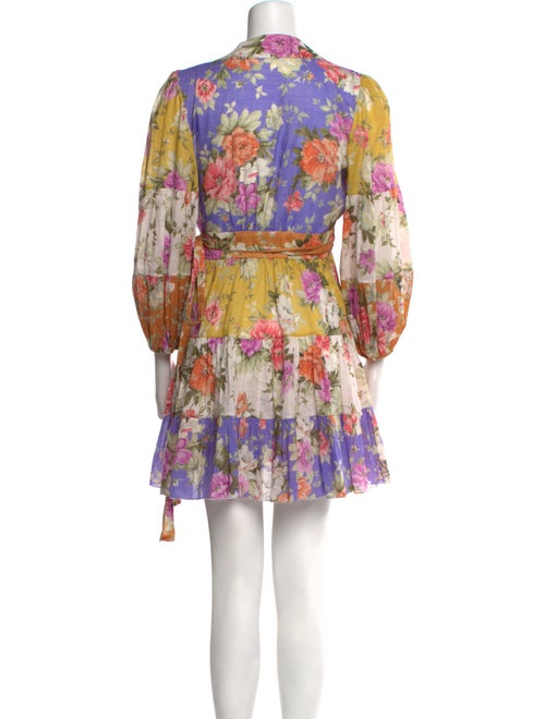 Zimmermann Floral Print Mini Dress