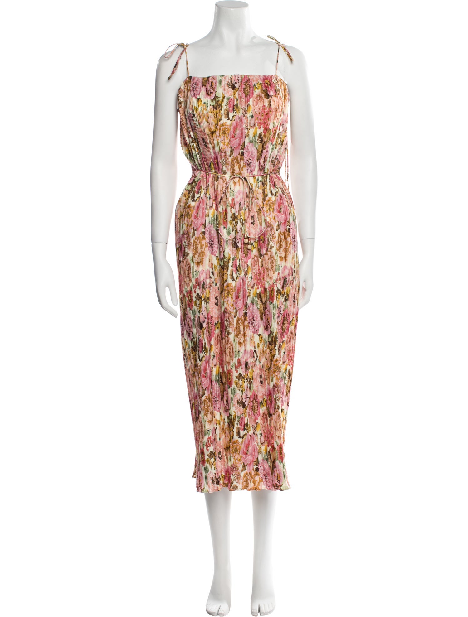 Zimmermann Floral Print Midi Length Dress