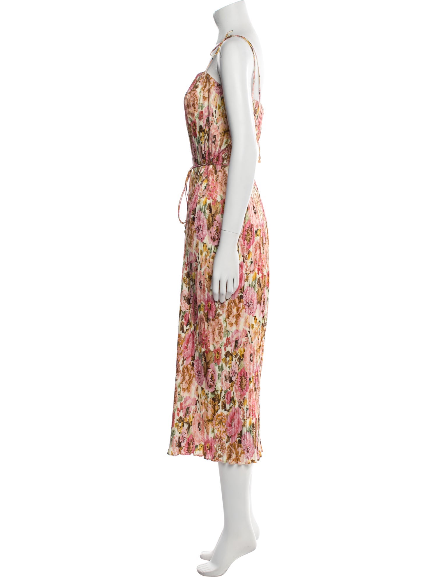 Zimmermann Floral Print Midi Length Dress