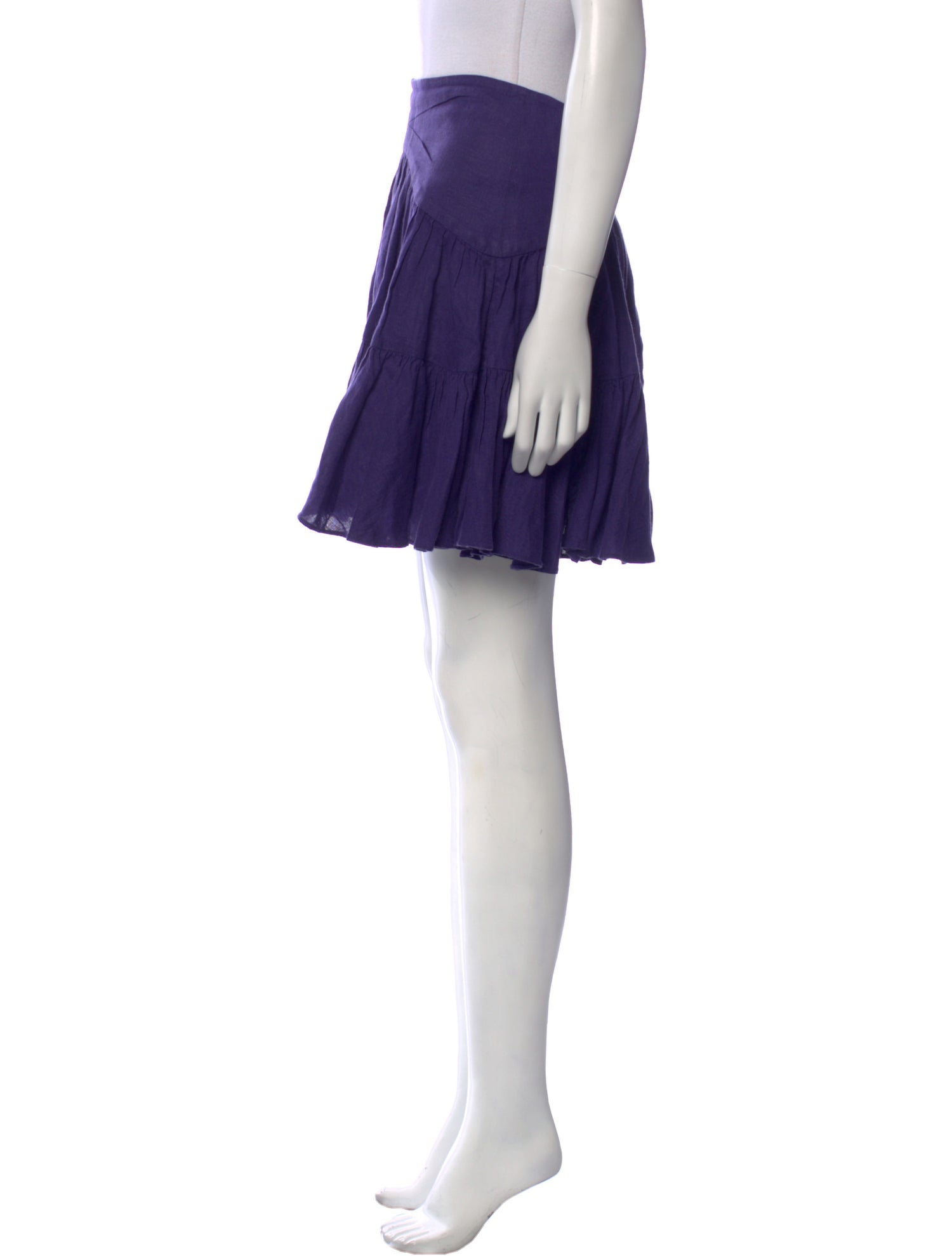 Zimmermann Linen Mini Skirt