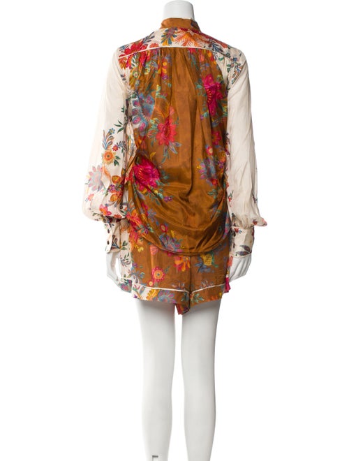 Zimmermann Silk Printed Short Set