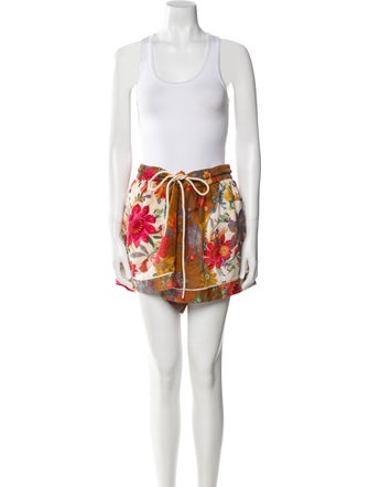 Zimmermann Silk Printed Short Set