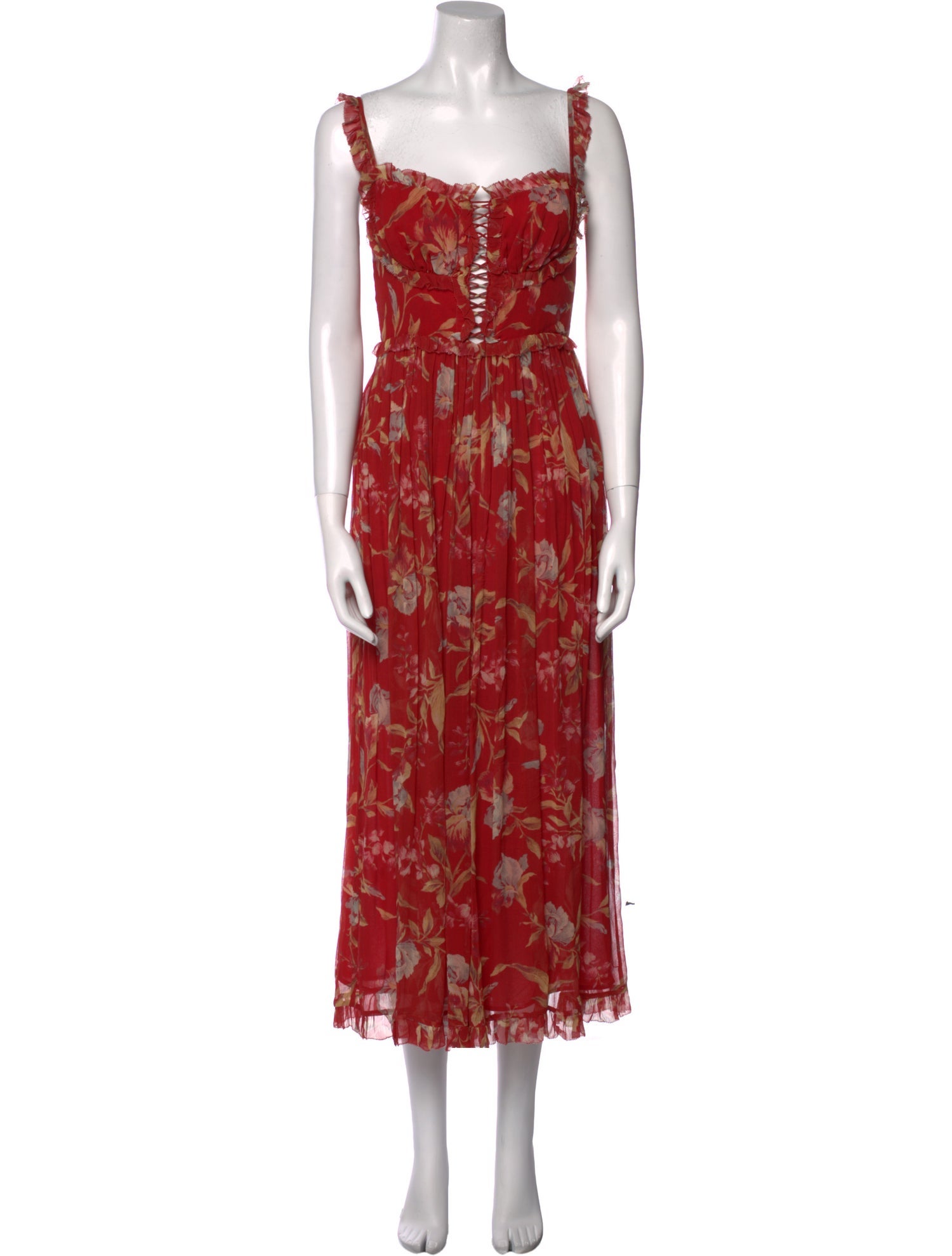 Zimmermann Silk Floral Print Jumpsuit