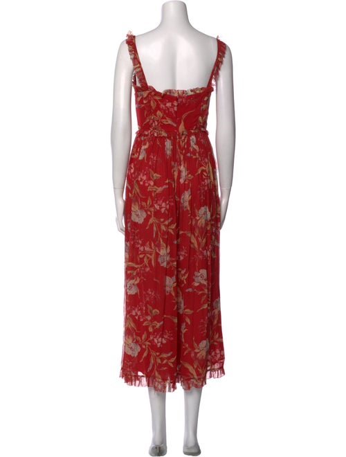 Zimmermann Silk Floral Print Jumpsuit