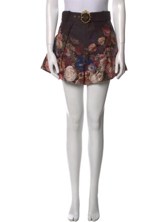 Zimmermann Silk Mini Shorts