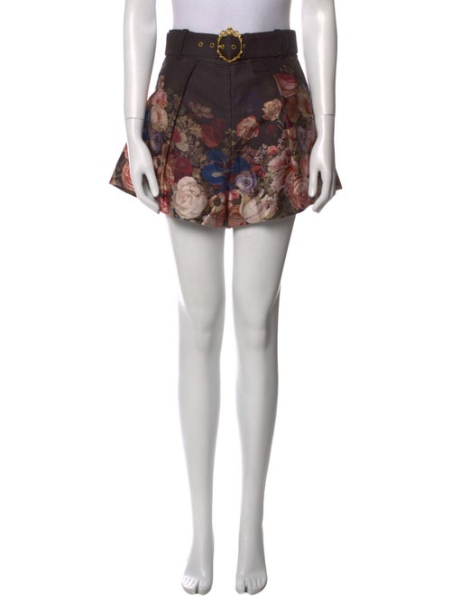 Zimmermann Silk Mini Shorts