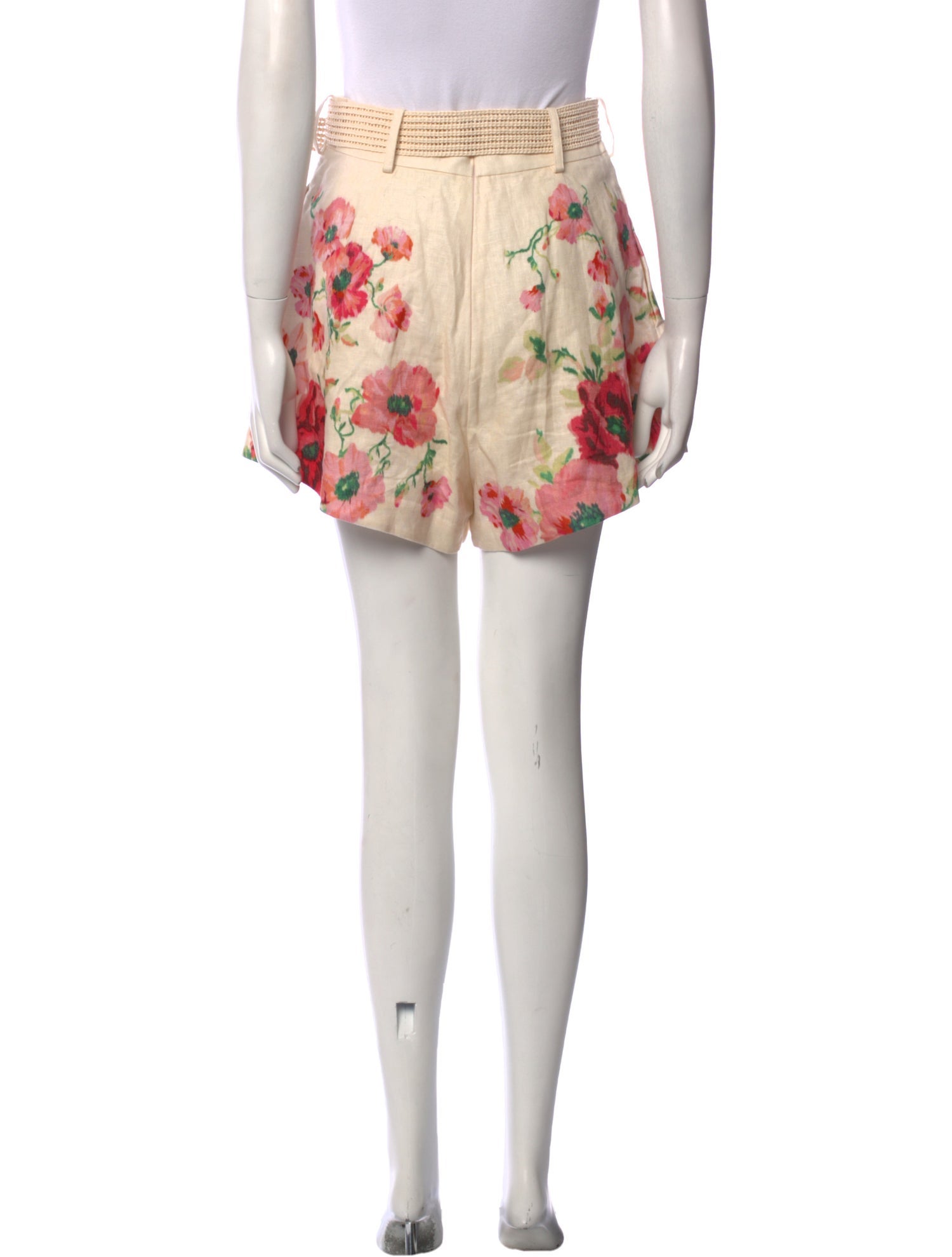 Zimmermann Linen Mini Shorts