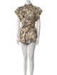 Zimmermann Linen Floral Print Romper