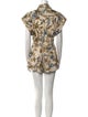 Zimmermann Linen Floral Print Romper