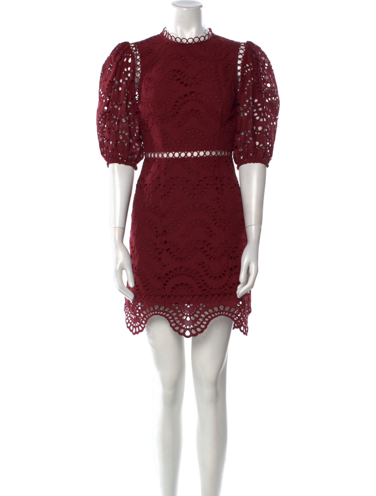 Zimmermann Lace Pattern Mini Dress