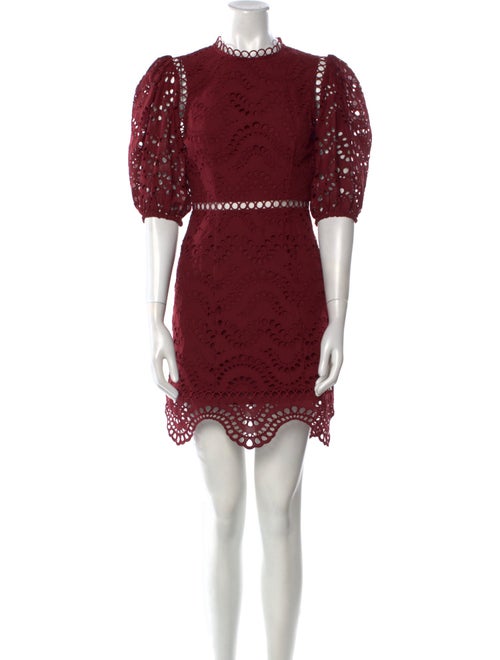 Zimmermann Lace Pattern Mini Dress