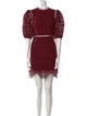 Zimmermann Lace Pattern Mini Dress