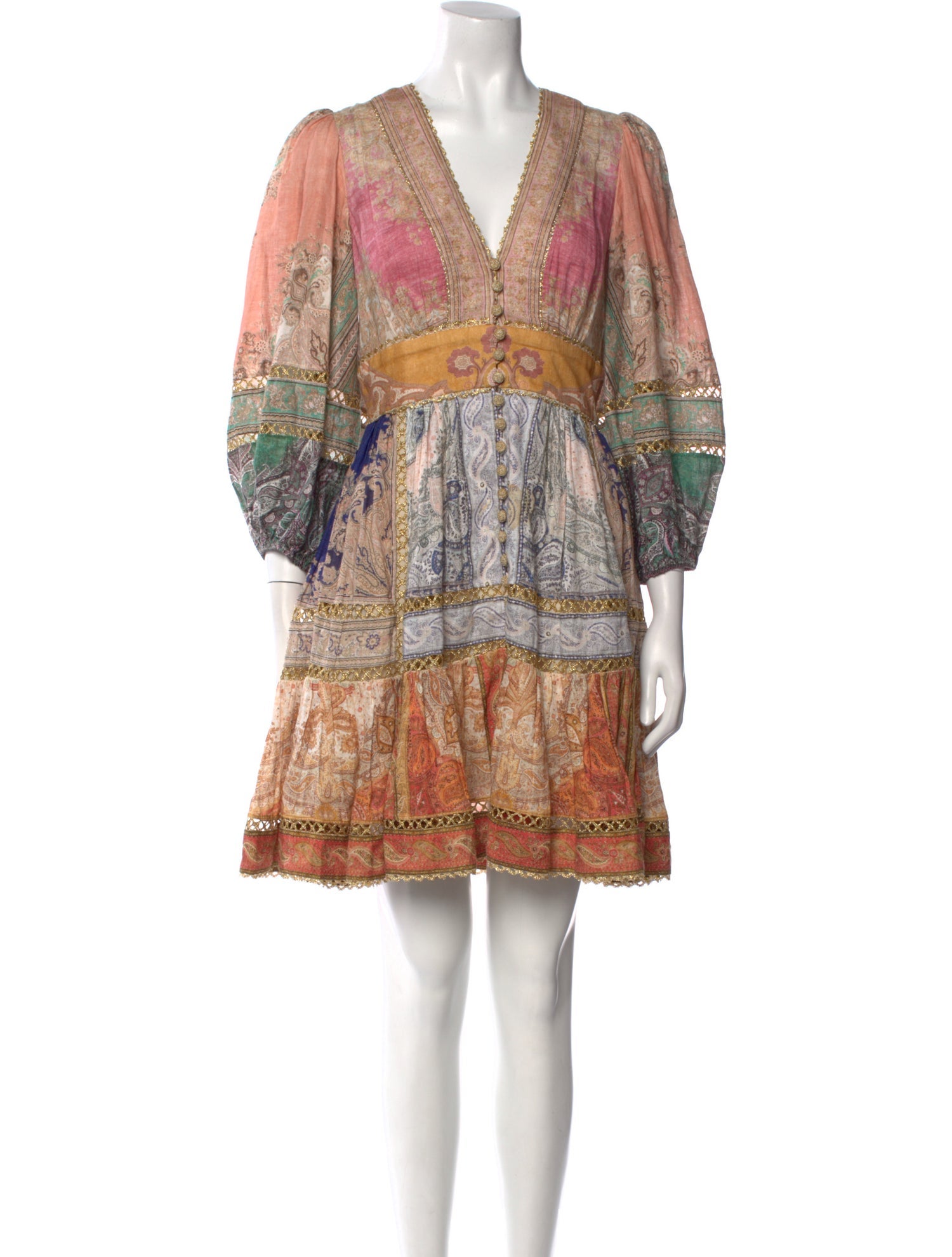 Zimmermann Linen Mini Dress