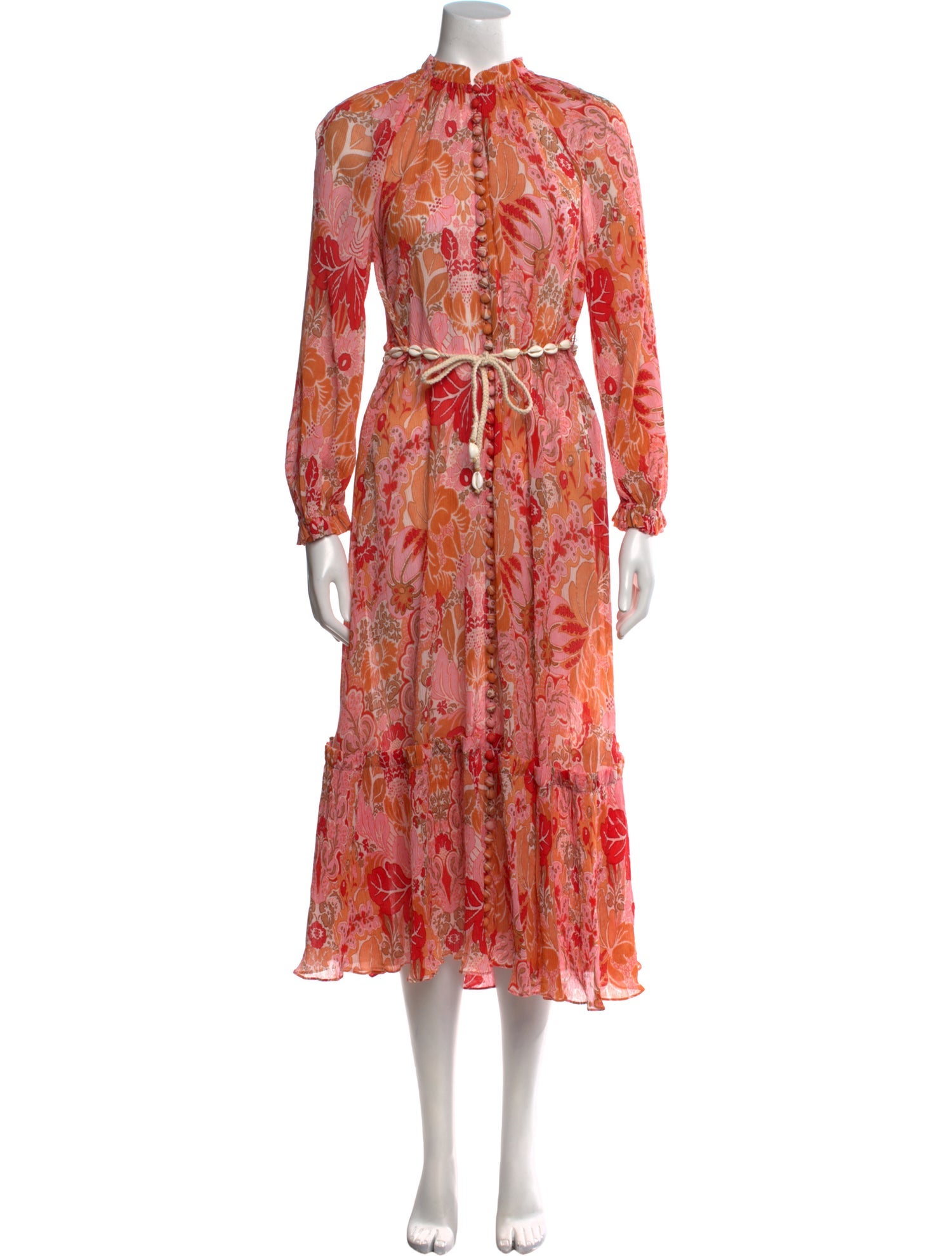 Zimmermann Floral Print Long Dress