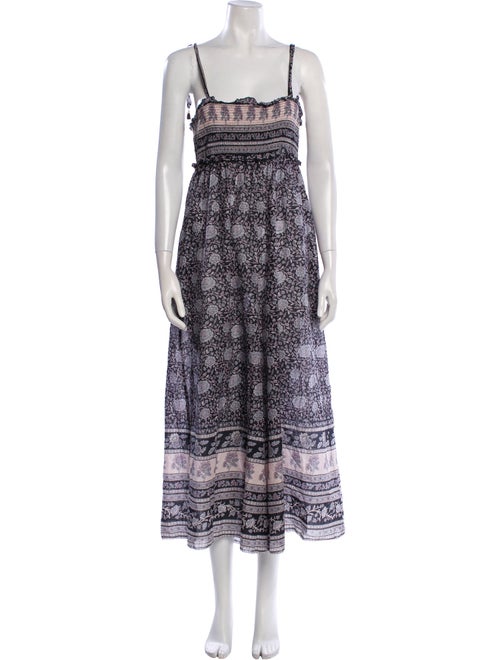 Zimmermann Floral Print Square Neckline Jumpsuit