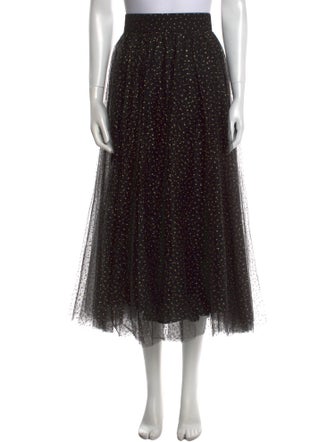 Zimmermann Mesh Accents Midi Length Skirt