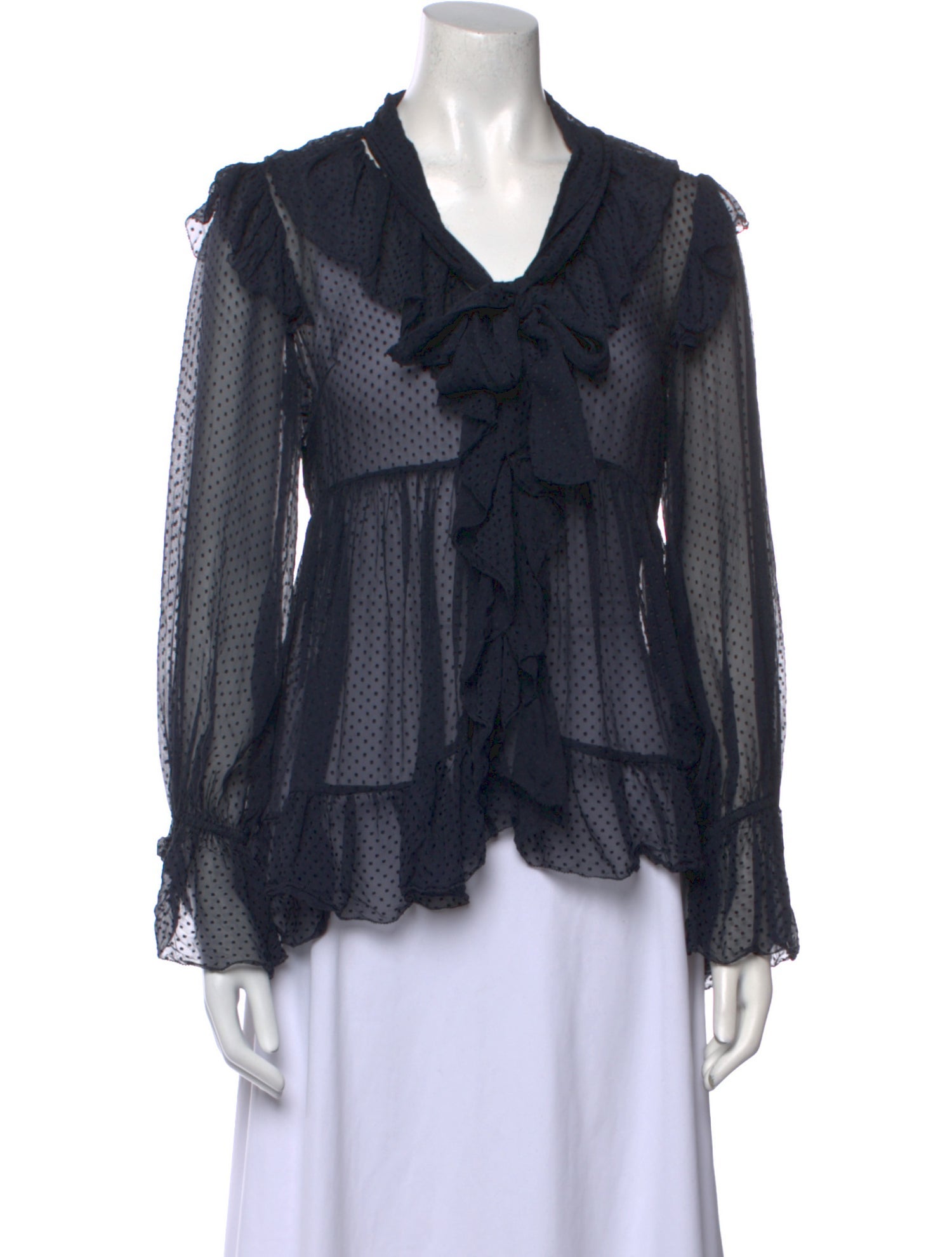 Zimmermann Silk V-Neck Blouse