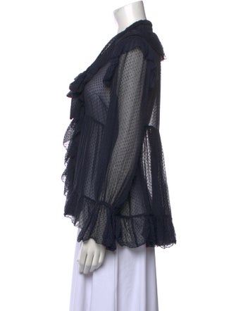 Zimmermann Silk V-Neck Blouse