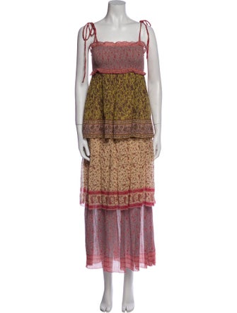 Zimmermann Floral Print Long Dress