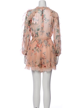 Zimmermann Silk Floral Print Romper