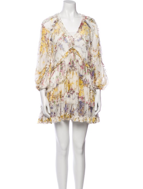 Zimmermann Floral Print Mini Dress