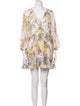 Zimmermann Floral Print Mini Dress