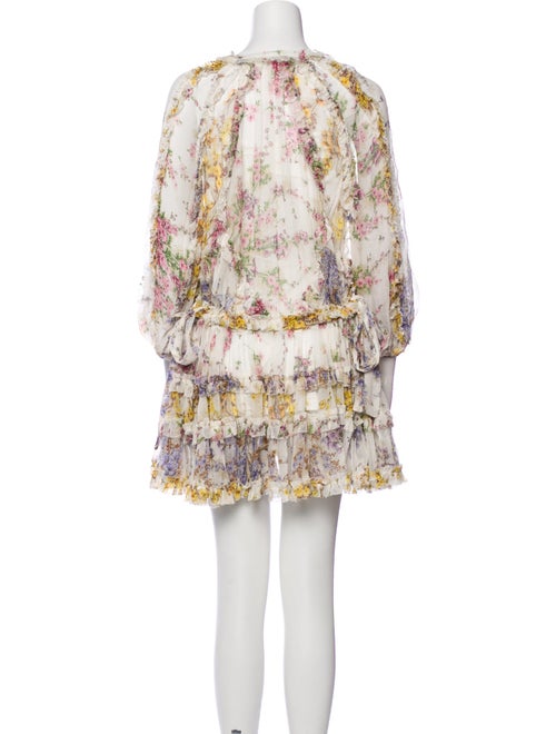 Zimmermann Floral Print Mini Dress